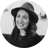 Jessica Moore's profile picture in black and white